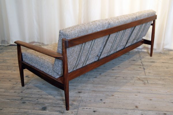 Danish Mid Century Three Seater Sofa In Italian Fabric