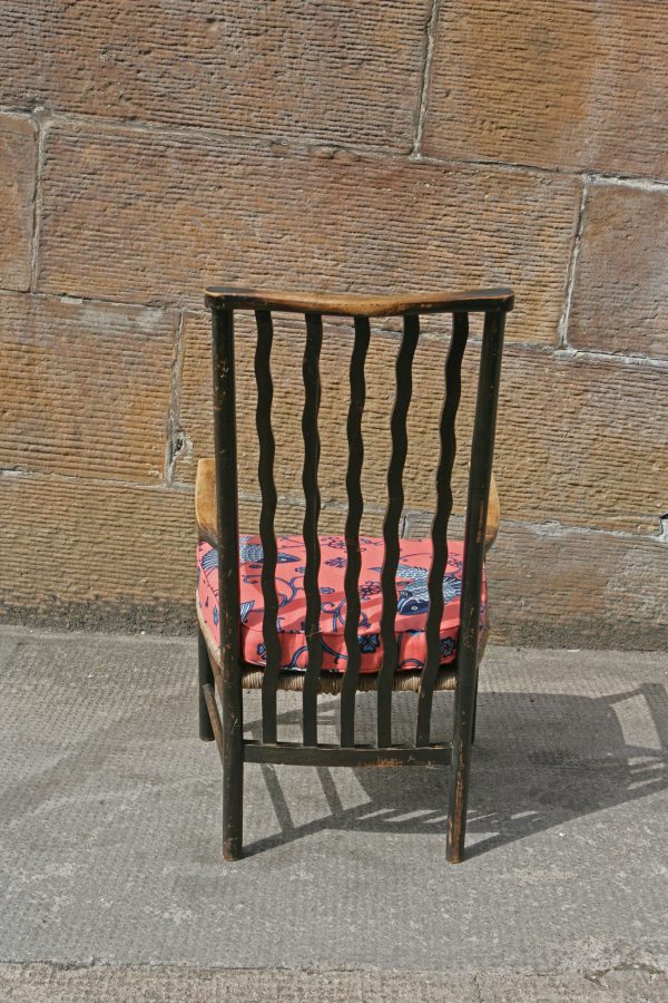A William Birch Rush Side Chair