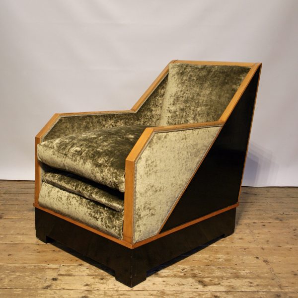 Art Deco Satinwood armchair