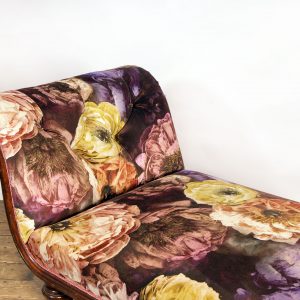 Victorian day bed in Designers Guild velvet