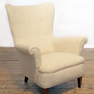 1950s wingback armchair