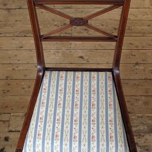 A pretty, little Edwardian side chair in the Regency style