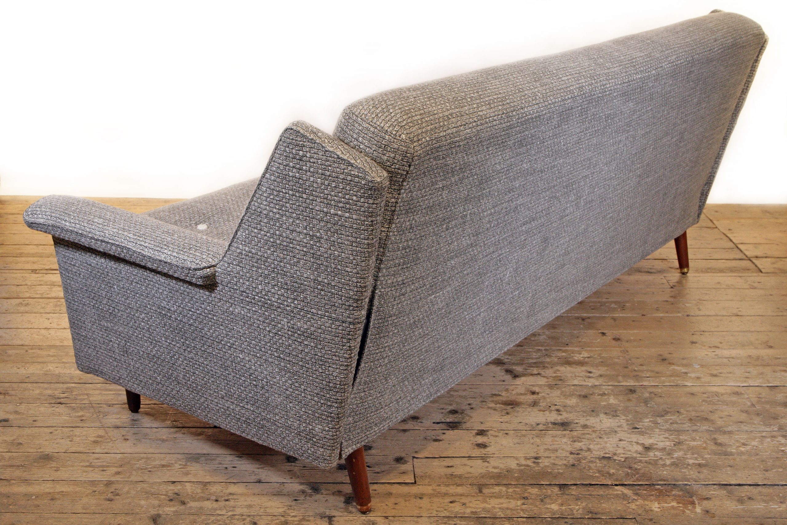 An Elegant Mid-Century, hand-buttoned, folding Sofa