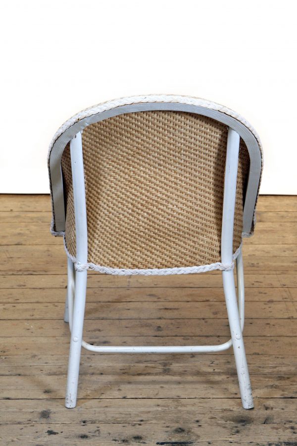 Gorgeous Original Lloyd Loom Chair In Designers Guild Fabric