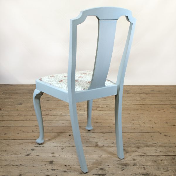 A Set of Four Painted Dining Chairs in Inchyra Linen