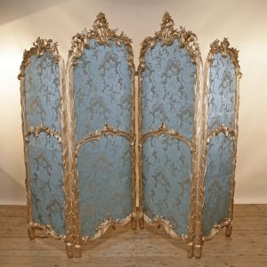 A refined 19th Century Four Panel Screen