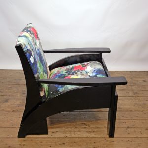 Charles Rennie Mackintosh Design Armchair in Timorous Beasties Fabric