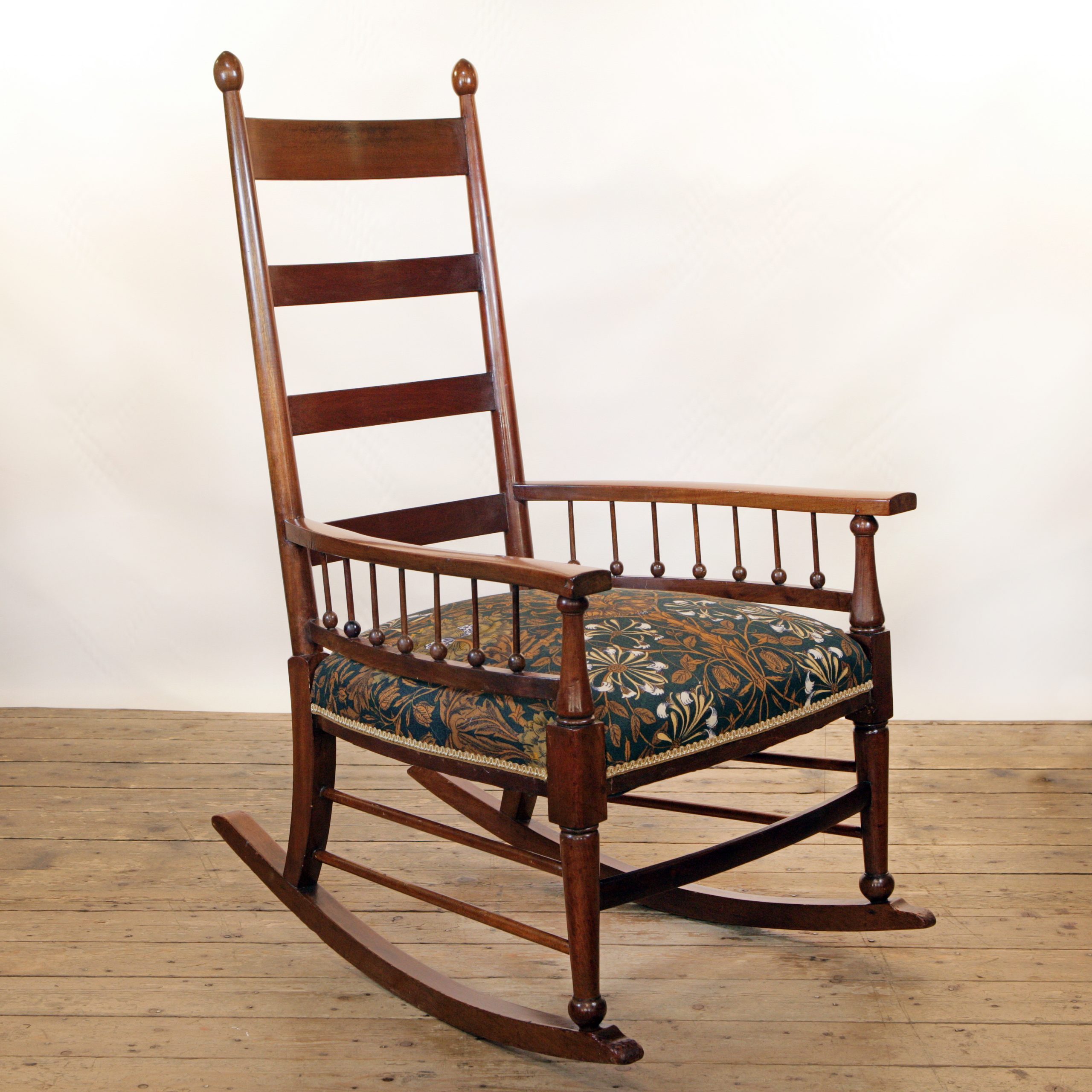 Arts and Crafts Rocking Chair By William Birch for Liberty and Company