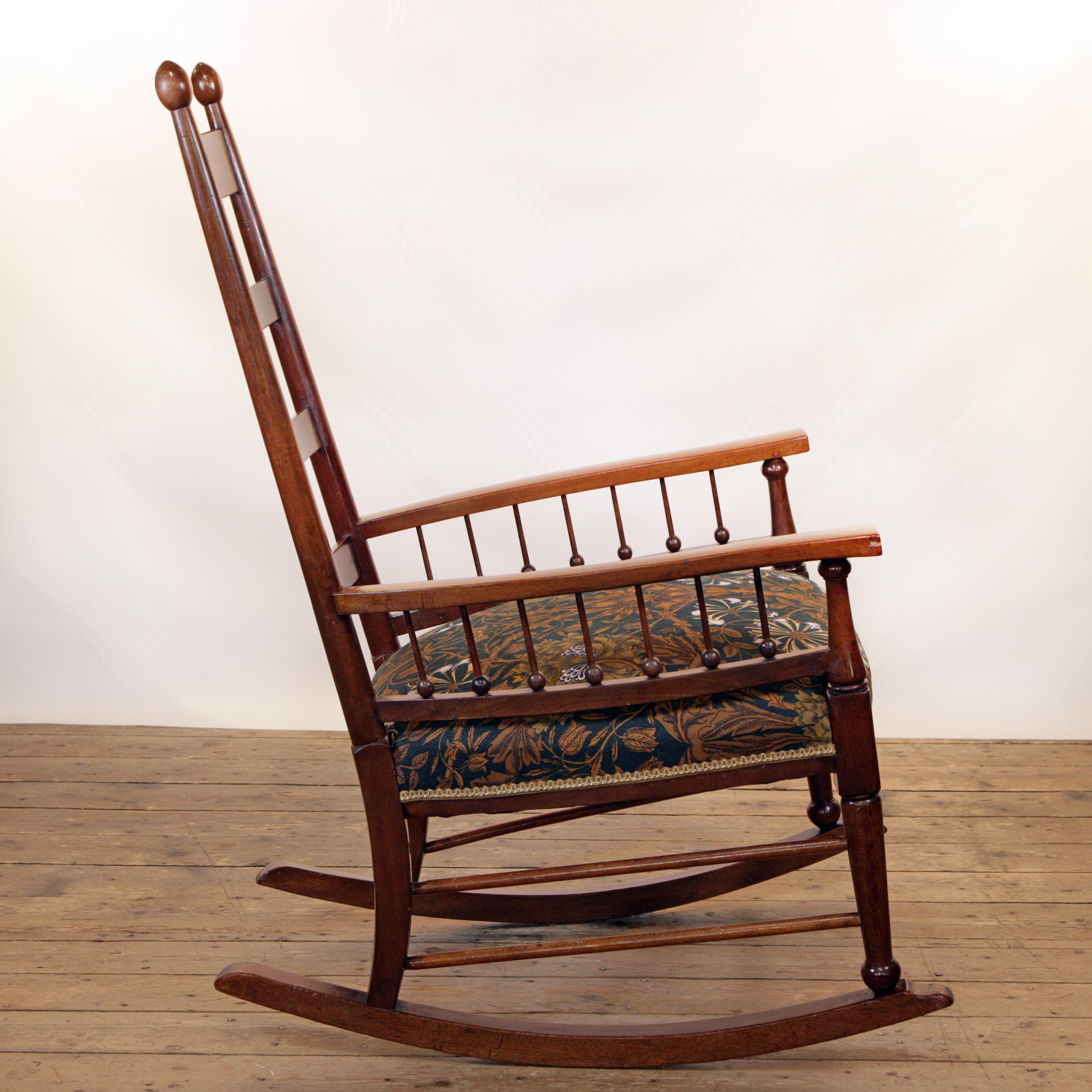 Arts and Crafts Rocking Chair By William Birch for Liberty and Company