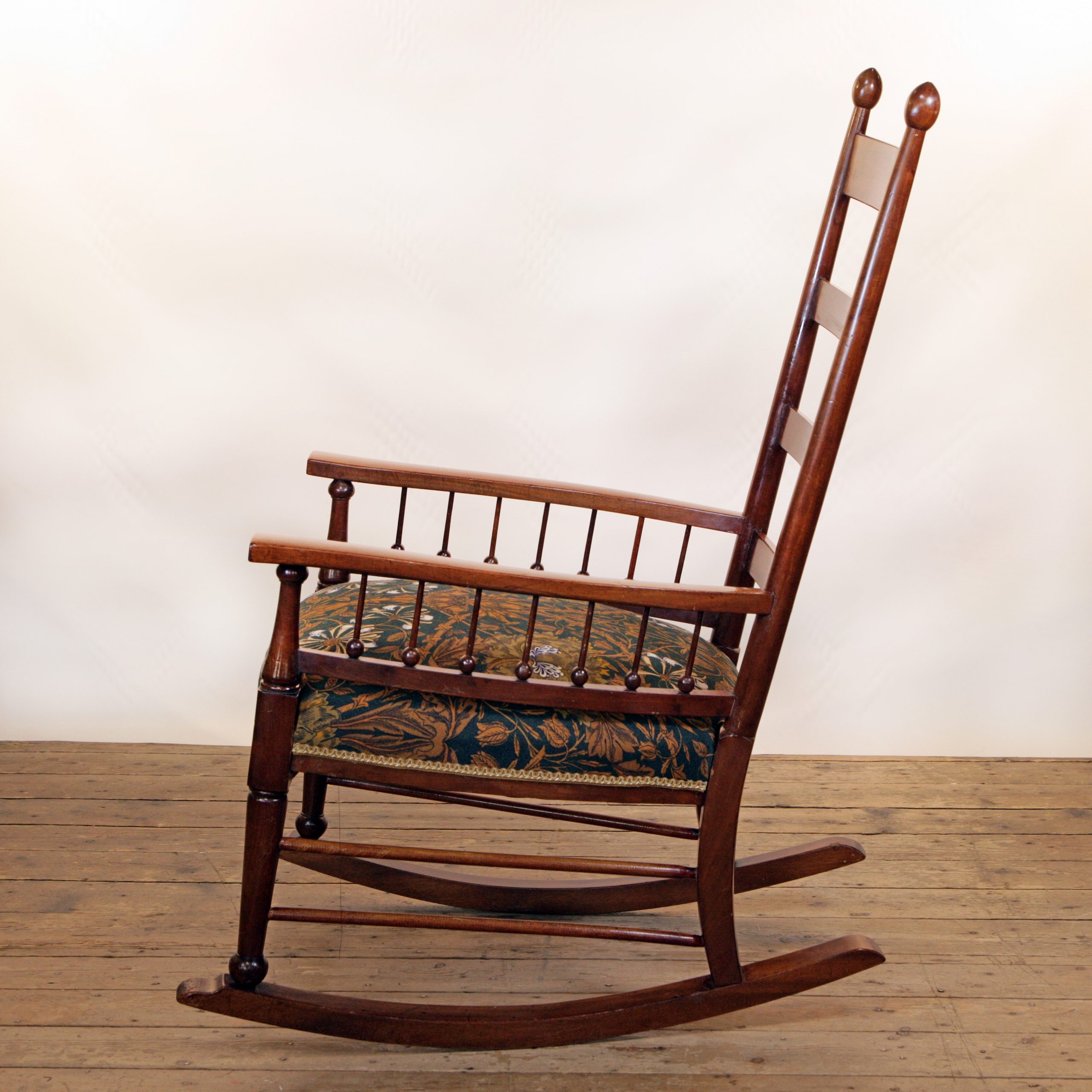 Arts and Crafts Rocking Chair By William Birch for Liberty and Company